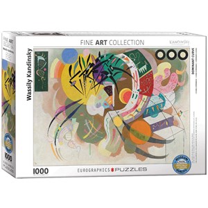Eurographics (6000-0839) - Vassily Kandinsky: "Dominante Kurve" - 1000 Teile Puzzle