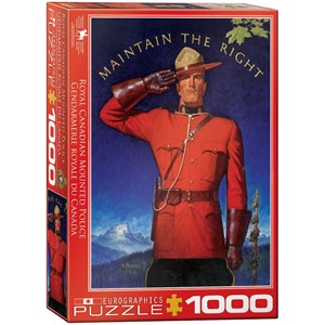 Eurographics (6000-0972) - "Nationale Polizei Kanadas" - 1000 Teile Puzzle