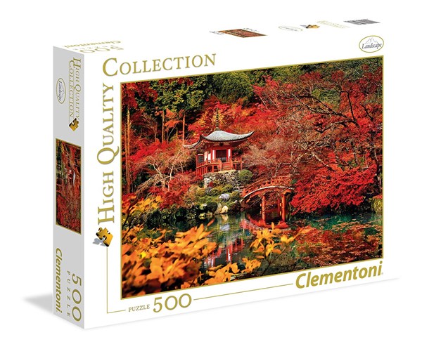 Clementoni (35035) - "Tempel im japanischen Garten" - 500 Teile Puzzle