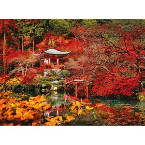 Clementoni (35035) - "Tempel im japanischen Garten" - 500 Teile Puzzle