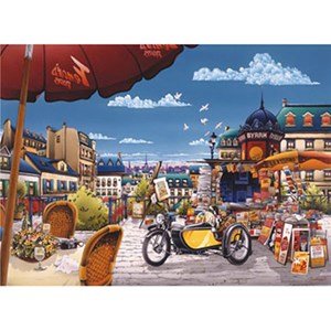 Anatolian (PER1003) - "Zeitungsstand in der Stadt" - 1000 Teile Puzzle