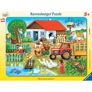 Ravensburger (06020) - "Was gehört wohin?" - 15 Teile Puzzle