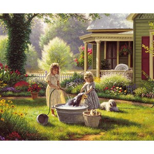 SunsOut (53011) - Mark Keathley: "Frühjahrsputz" - 1000 Teile Puzzle