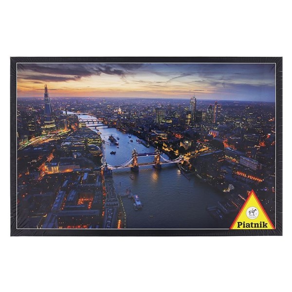 Piatnik (540943) - "London bei Dämmerung" - 1000 Teile Puzzle