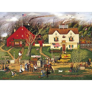 Buffalo Games (11434) - Charles Wysocki: "Fireside Companions" - 1000 Teile Puzzle