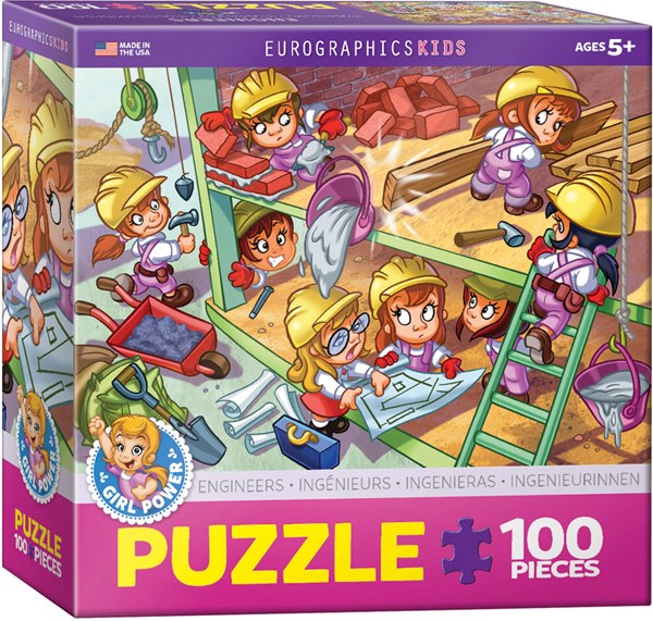 Eurographics (6100-0524) - "Bauarbeiten" - 100 Teile Puzzle