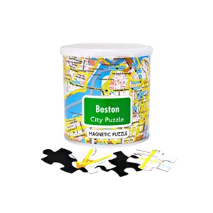 Geo Toys (GEO 221) - "City Magnetic Puzzle Boston" - 100 Teile Puzzle