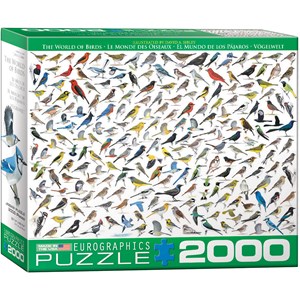 Eurographics (8220-0821) - "Vogelwelt" - 2000 Teile Puzzle