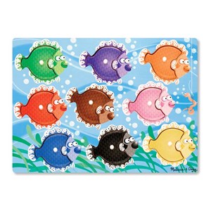 Melissa and Doug (9058) - "Colorful Fish" - 9 Teile Puzzle