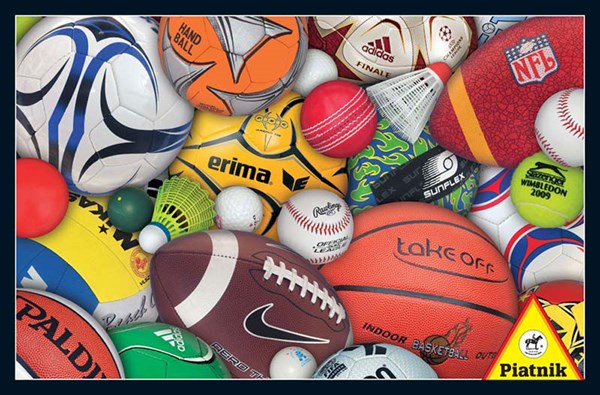Piatnik (5690) - "Sports Balls" - 1000 Teile Puzzle