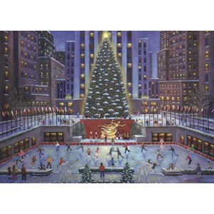 Ravensburger (19563) - "Weihnachten in New York" - 1000 Teile Puzzle