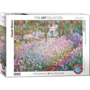 Eurographics (6000-4908) - Claude Monet: "Monets Garten bei Giverny" - 1000 Teile Puzzle