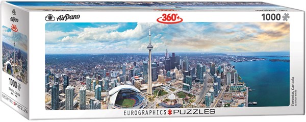 Eurographics (6010-5303) - "360° Blick auf Toronto" - 1000 Teile Puzzle