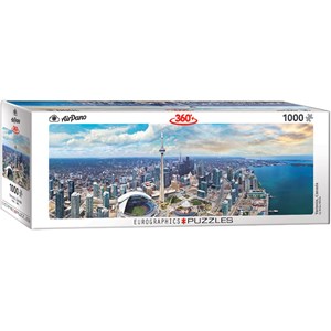 Eurographics (6010-5303) - "360° Blick auf Toronto" - 1000 Teile Puzzle