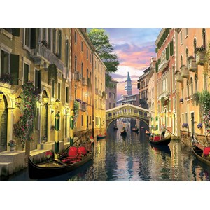 Anatolian (4904) - Dominic Davison: "Abenddämmerung in Venedig" - 3000 Teile Puzzle