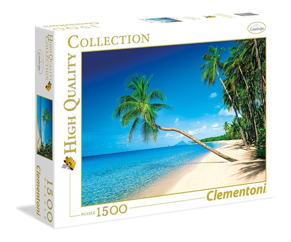 Clementoni (31669) - "Karibischer Traumstrand" - 1500 Teile Puzzle