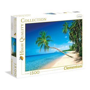 Clementoni (31669) - "Karibischer Traumstrand" - 1500 Teile Puzzle
