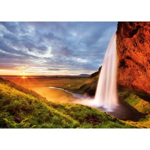 Heye (29769) - Alexander von Humboldt: "Wasserfall in Island" - 1000 Teile Puzzle