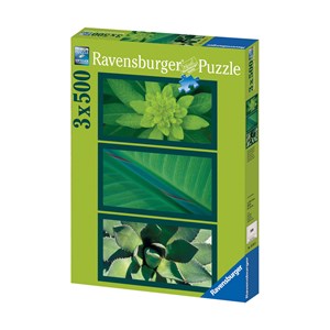 Ravensburger (16283) - "Natural Impressions in Green" - 500 Teile Puzzle