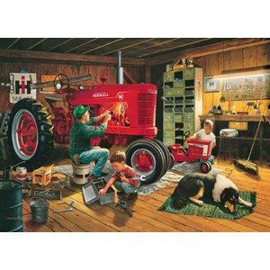MasterPieces (71451) - "Forever Red, Farmall Tins" - 1000 Teile Puzzle