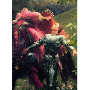 Eurographics (6000-0147) - Frank Dicksee: "Die schöne Dame ohne Danke (Detail)" - 1000 Teile Puzzle