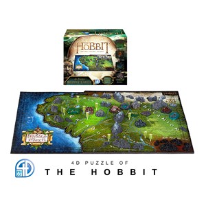 4D Cityscape (51100) - "4D Hobbit Middle Earth" - 1390 Teile Puzzle