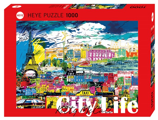 Heye (29741) - Kitty McCall: "Stadt der Liebe - Paris" - 1000 Teile Puzzle