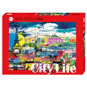 Heye (29741) - Kitty McCall: "Stadt der Liebe - Paris" - 1000 Teile Puzzle