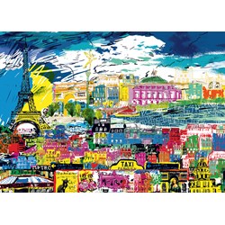 Heye (29741) - Kitty McCall: "Stadt der Liebe - Paris" - 1000 Teile Puzzle