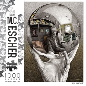 Buffalo Games (11365) - M. C. Escher: "Self Portrait MC Escher" - 1000 Teile Puzzle