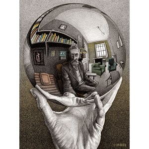 Buffalo Games (11365) - M. C. Escher: "Self Portrait MC Escher" - 1000 Teile Puzzle