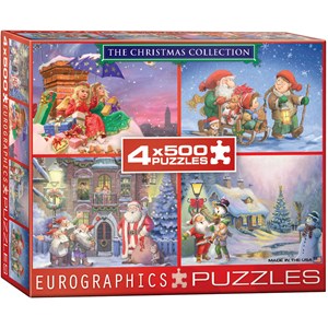 Eurographics (8904-0552) - "Weihnachts-Kollektion" - 500 Teile Puzzle