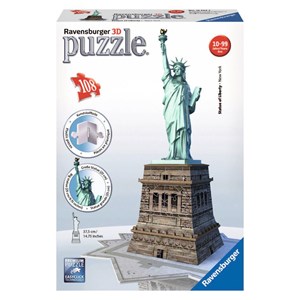 Ravensburger (12584) - "Freiheitsstatue" - 108 Teile Puzzle