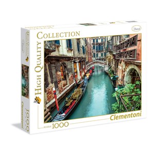 Clementoni (39328) - "Venezianischer Kanal" - 1000 Teile Puzzle