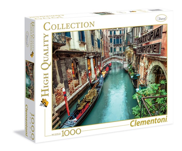 Clementoni (39328) - "Venezianischer Kanal" - 1000 Teile Puzzle