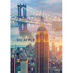 Trefl (103939) - "New York City in der Dämmerung" - 1000 Teile Puzzle
