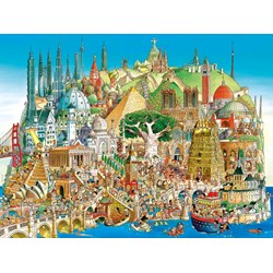 Heye (29634) - Hugo Prades: "Global City" - 1500 Teile Puzzle