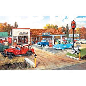 SunsOut (39724) - Ken Zylla: "Full Service" - 300 Teile Puzzle