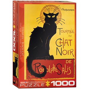 Eurographics (6000-1399) - Steinlen: "Chat Noir" - 1000 Teile Puzzle