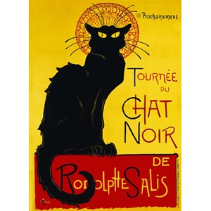 Eurographics (6000-1399) - Steinlen: "Chat Noir" - 1000 Teile Puzzle