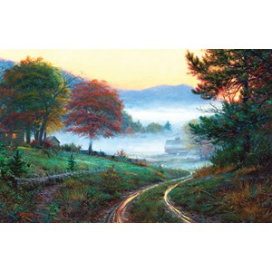 SunsOut (53053) - Mark Keathley: "Morning at Cades Cove" - 300 Teile Puzzle