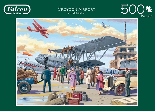 Falcon (11153) - "Croydon Flughafen" - 500 Teile Puzzle