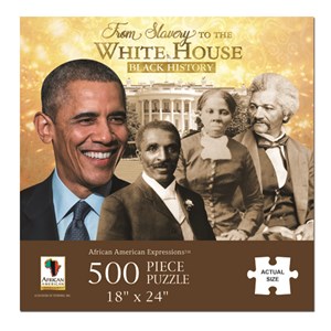 African American Expressions (PUZ-11) - "From Slavery to the White House" - 500 Teile Puzzle