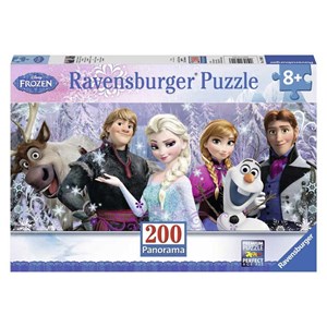 Ravensburger (12801) - "Arendelle im ewigen Eis" - 200 Teile Puzzle