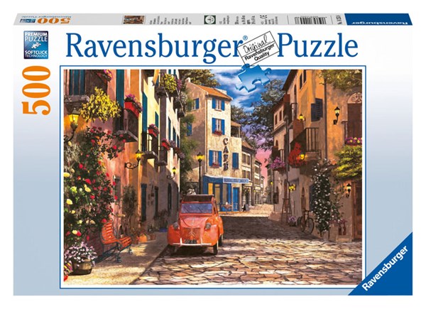 Ravensburger (14253) - "Im Herzen Südfrankreichs" - 500 Teile Puzzle