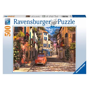 Ravensburger (14253) - "Im Herzen Südfrankreichs" - 500 Teile Puzzle