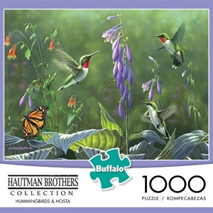 Buffalo Games (11180) - "Hummingbirds & Hosta" - 1000 Teile Puzzle