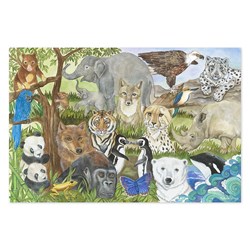Melissa and Doug (4437) - "Endangered Species" - 48 Teile Puzzle