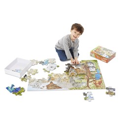Melissa and Doug (4437) - "Endangered Species" - 48 Teile Puzzle