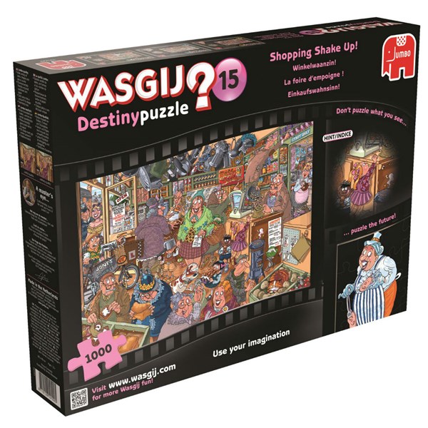 Jumbo (19109) - "Wasgij Destiny 15 - Einkaufswahnsinn" - 1000 Teile Puzzle